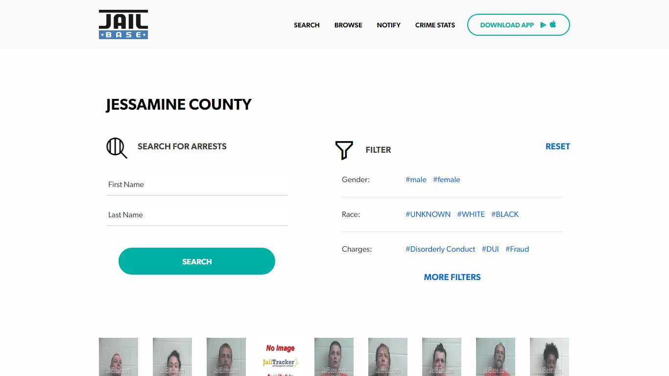 Jessamine County Jail Inmate Search and Mugshots | JailBase